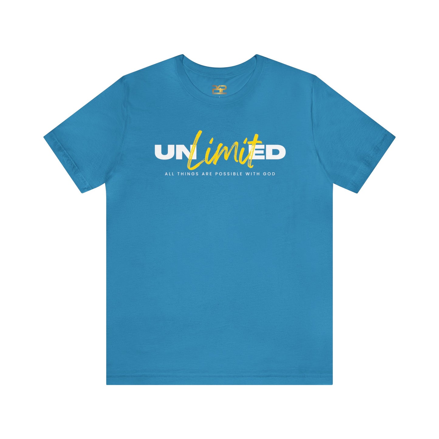 UNLIMITED ALL THINGS ARE POSSIBLE WITH GOD Unisex Jersey Short Sleeve Tee