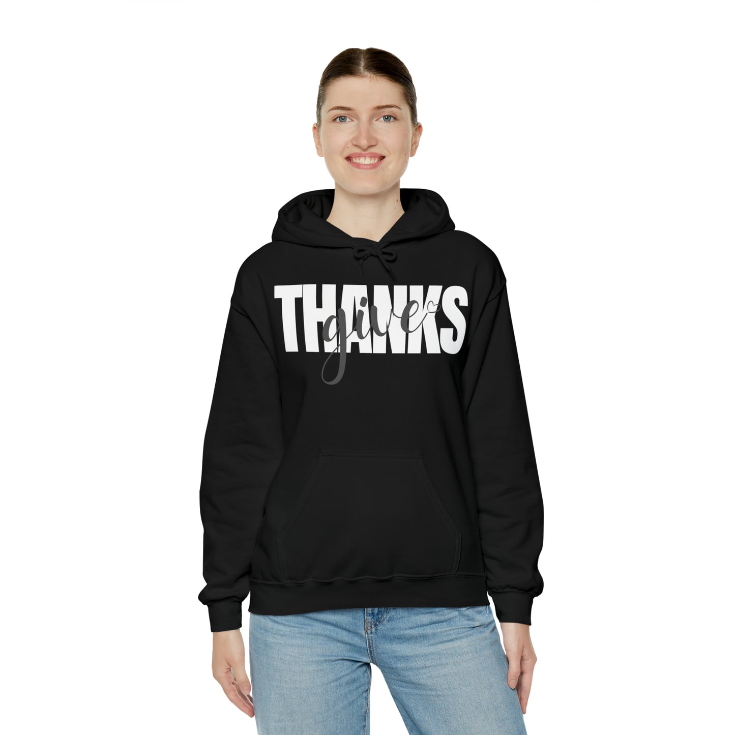 GIVE THANKS Unisex Heavy Blend™ Hooded Sweatshirt