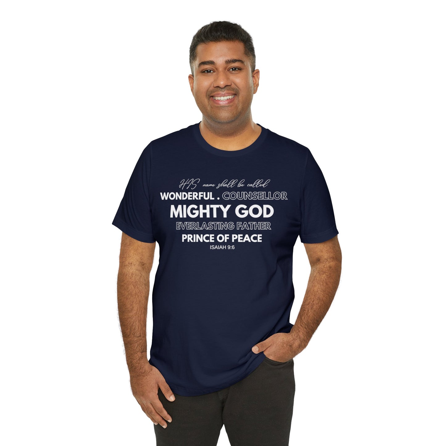 ISAIAH 9:6 Unisex Jersey Short Sleeve Tee