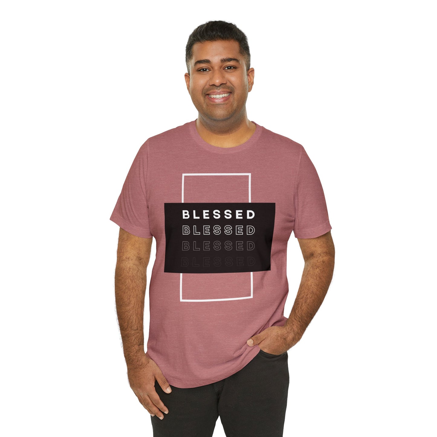 BLESSED Unisex Jersey Short Sleeve Tee