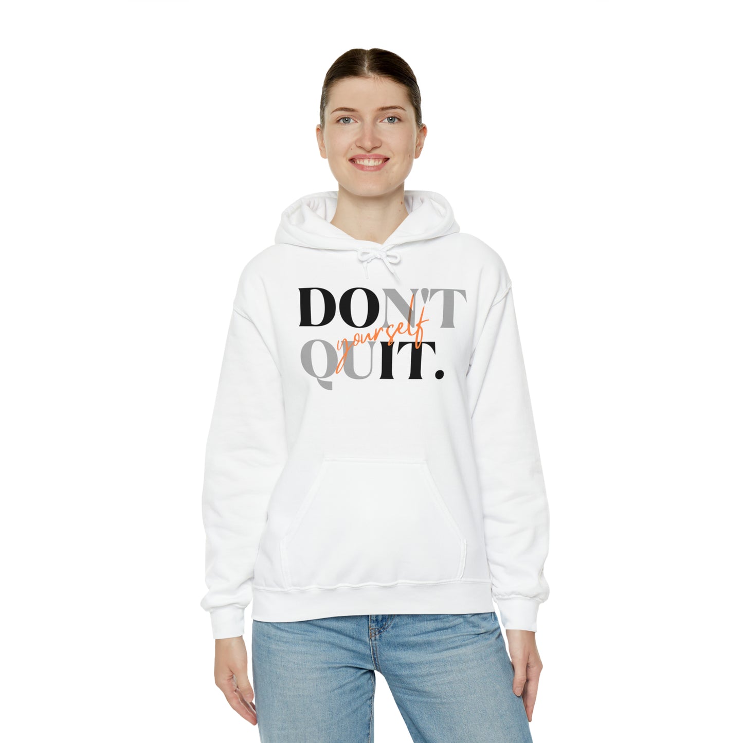 DON'T QUIT Unisex Heavy Blend™ Hooded Sweatshirt