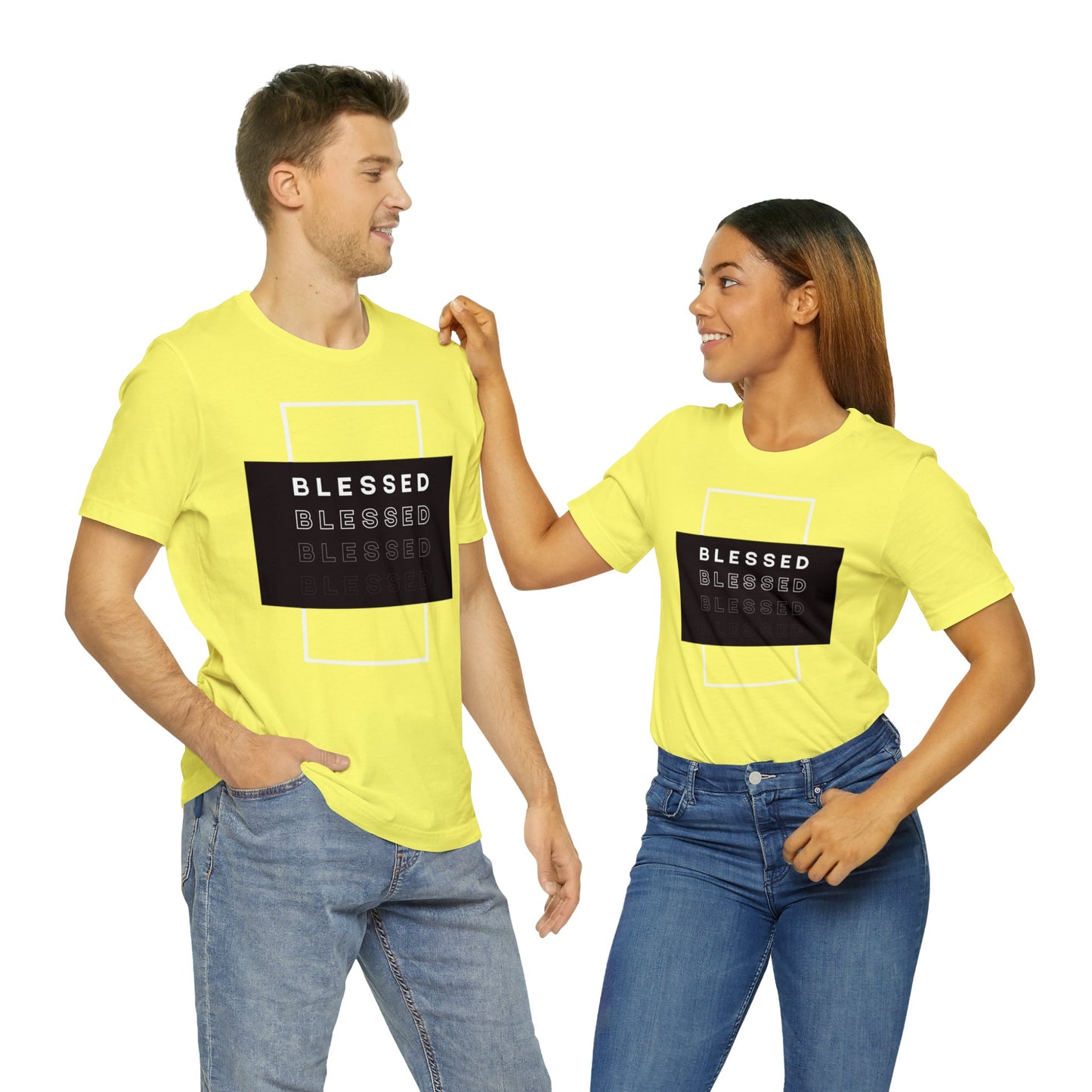 BLESSED Unisex Jersey Short Sleeve Tee