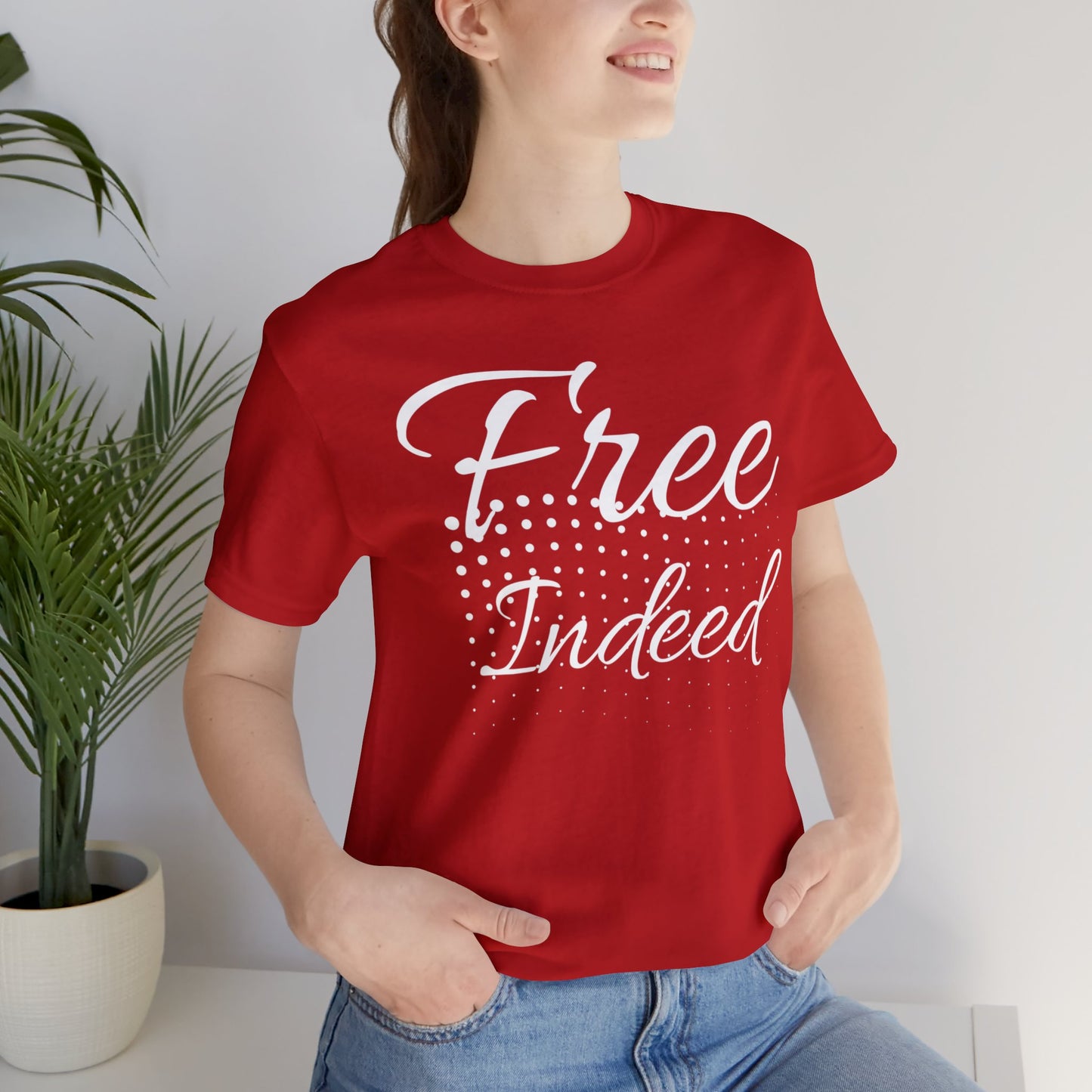 FREE INDEED Unisex Jersey Short Sleeve Tee