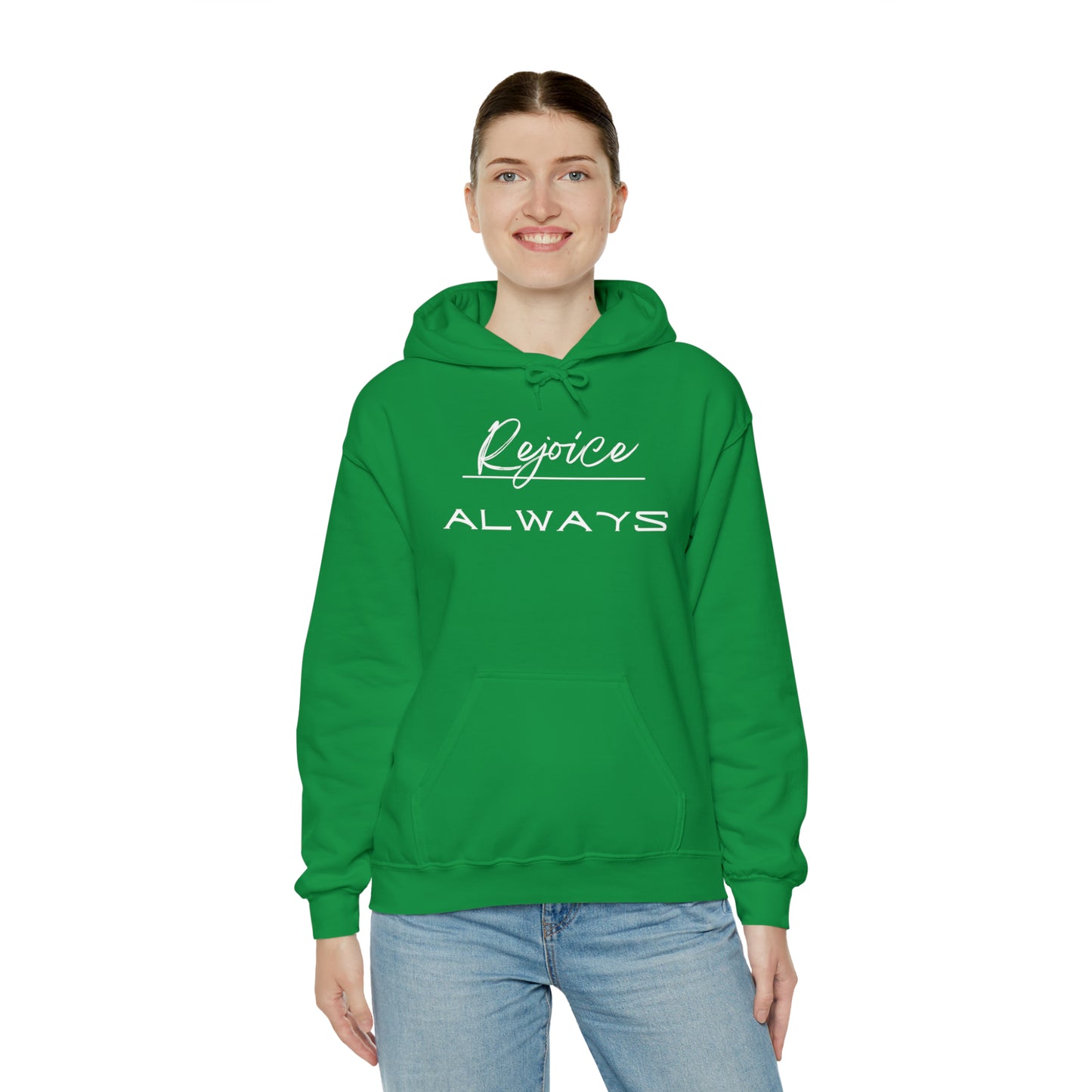 REJOICE ALWAYS Unisex Heavy Blend™ Hooded Sweatshirt