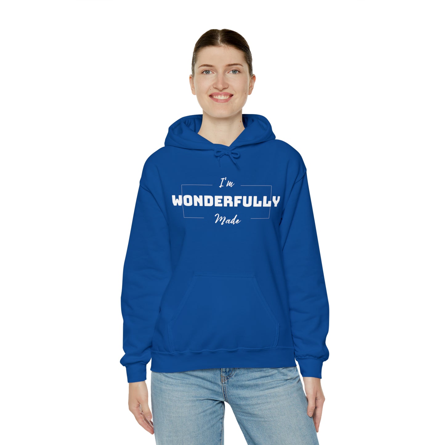 I'M WONDERFULLY MADE Unisex Heavy Blend™ Hooded Sweatshirt