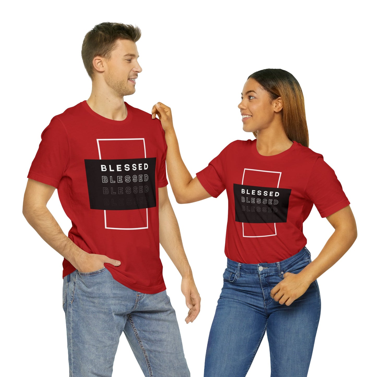 BLESSED Unisex Jersey Short Sleeve Tee
