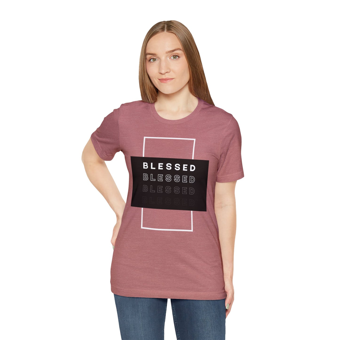 BLESSED Unisex Jersey Short Sleeve Tee