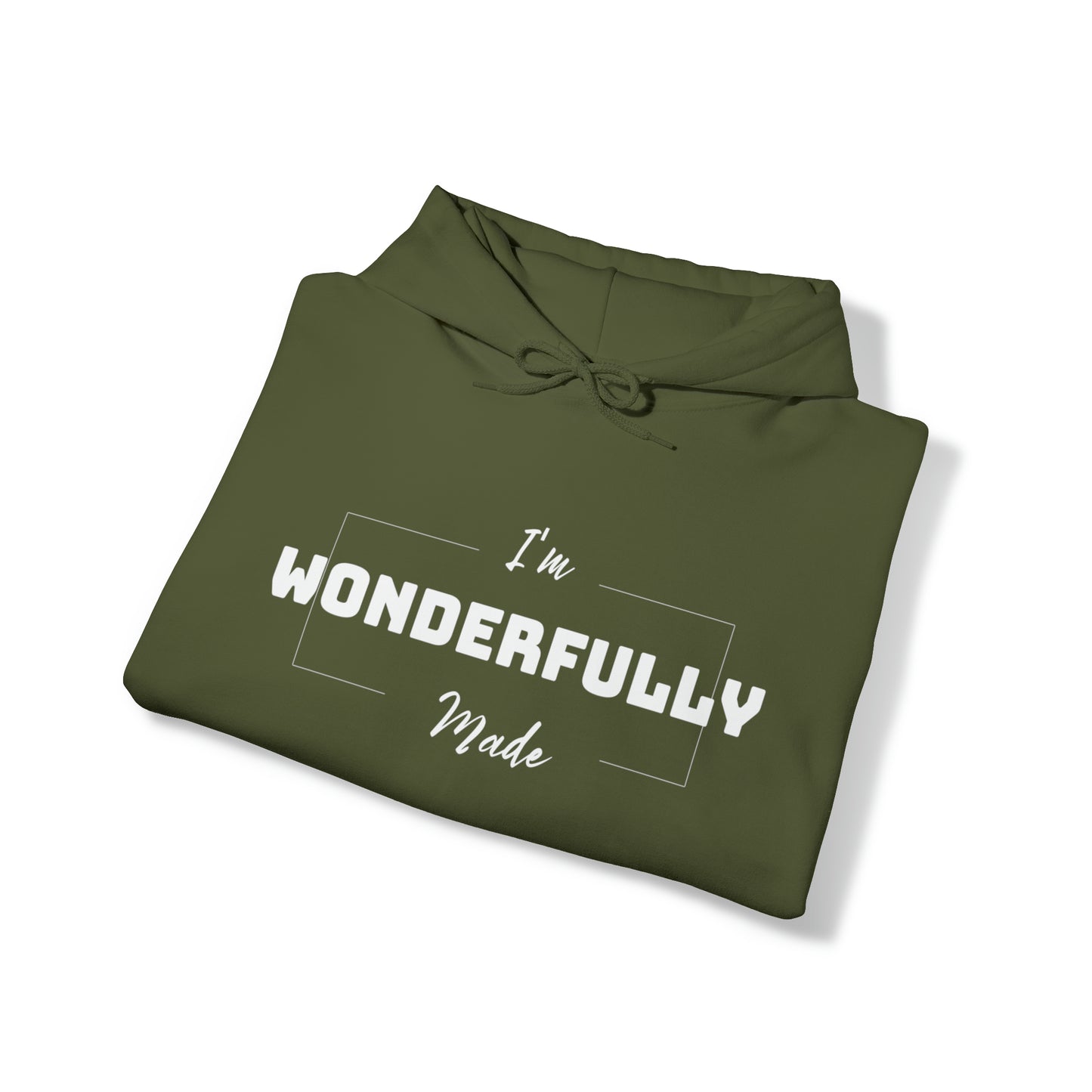 I'M WONDERFULLY MADE Unisex Heavy Blend™ Hooded Sweatshirt