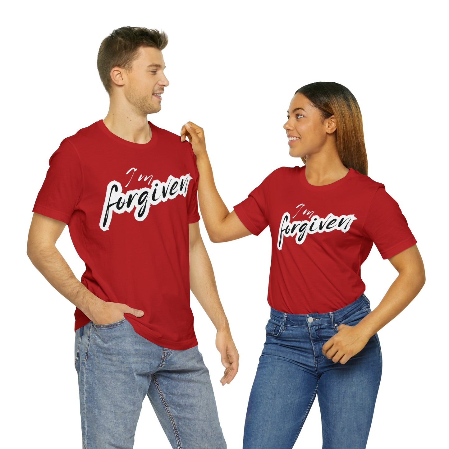 I'M FORGIVEN Unisex Jersey Short Sleeve Tee