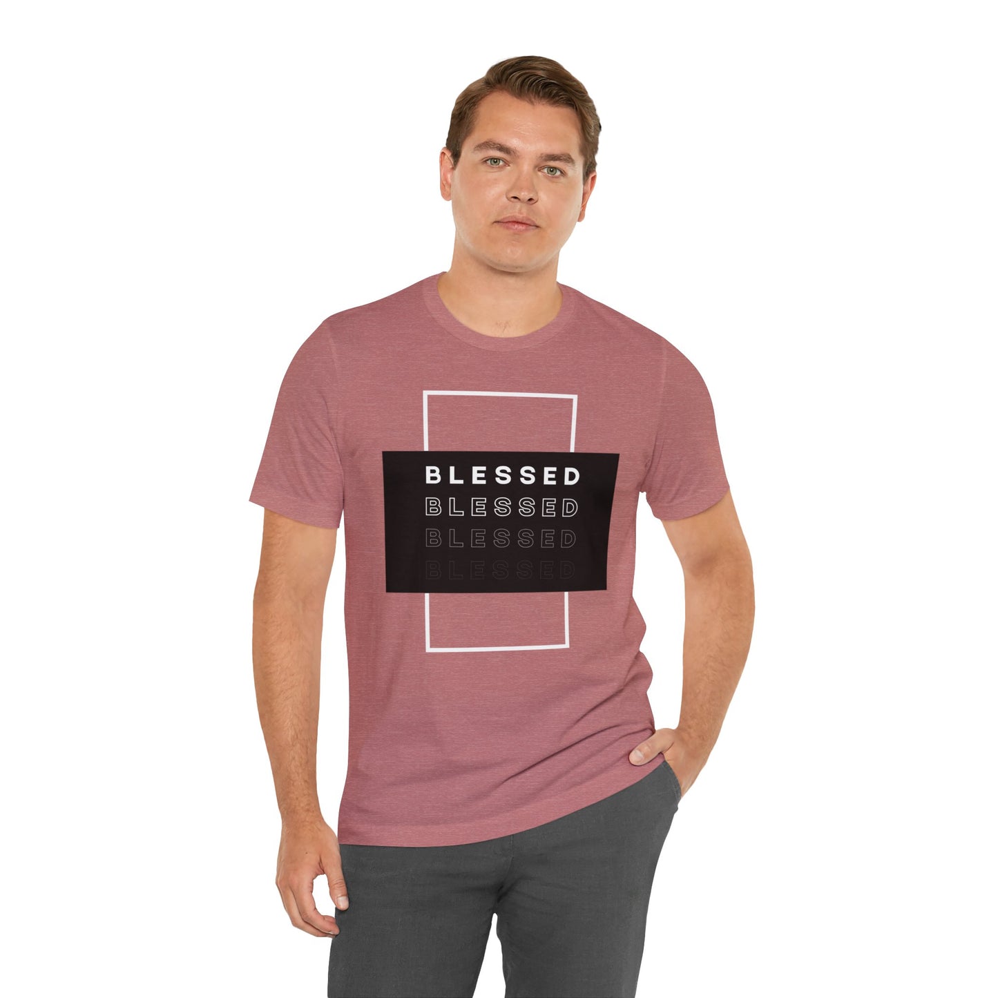 BLESSED Unisex Jersey Short Sleeve Tee