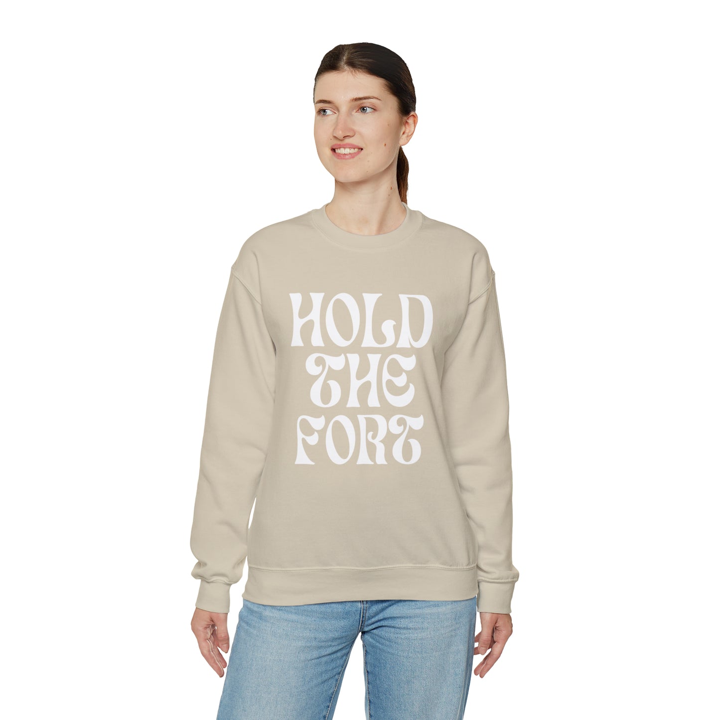 HOLD THE FORT Unisex Heavy Blend™ Crewneck Sweatshirt