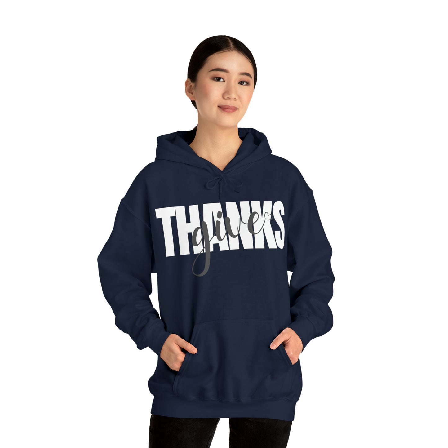 GIVE THANKS Unisex Heavy Blend™ Hooded Sweatshirt