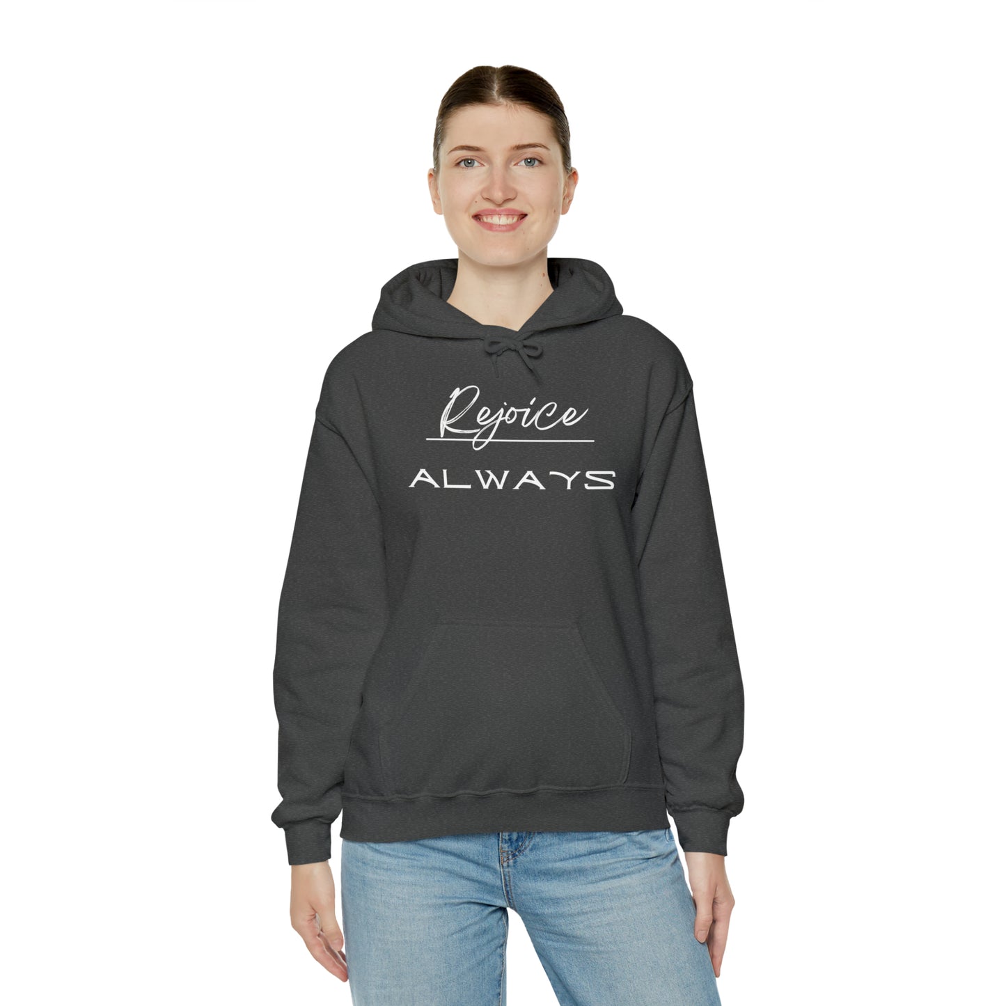 REJOICE ALWAYS Unisex Heavy Blend™ Hooded Sweatshirt