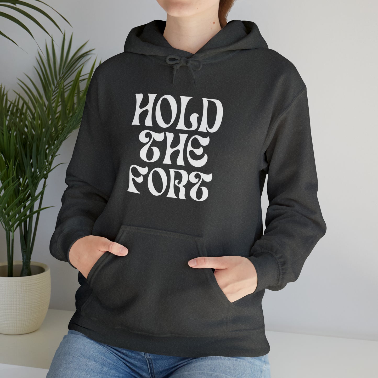 HOLD THE FORT Unisex Heavy Blend™ Hooded Sweatshirt