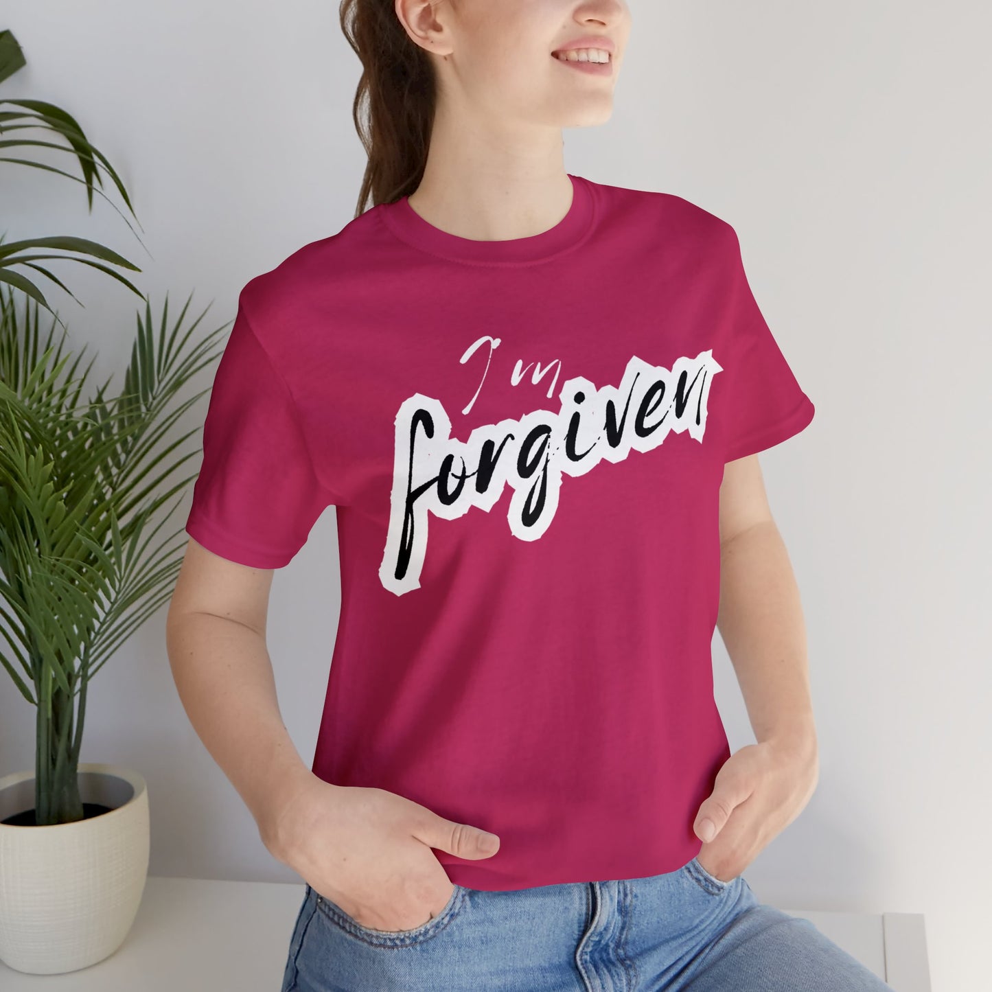 I'M FORGIVEN Unisex Jersey Short Sleeve Tee