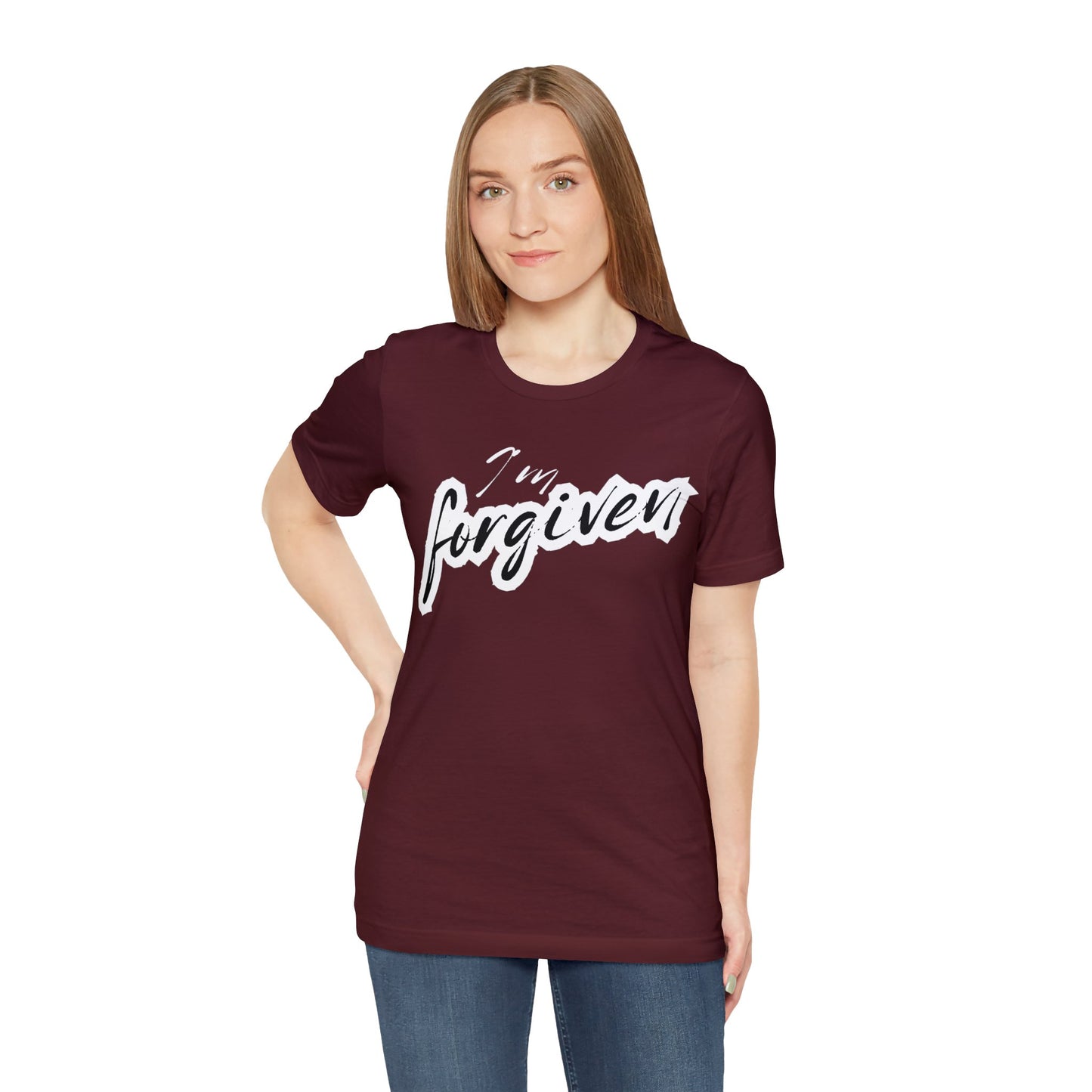 I'M FORGIVEN Unisex Jersey Short Sleeve Tee