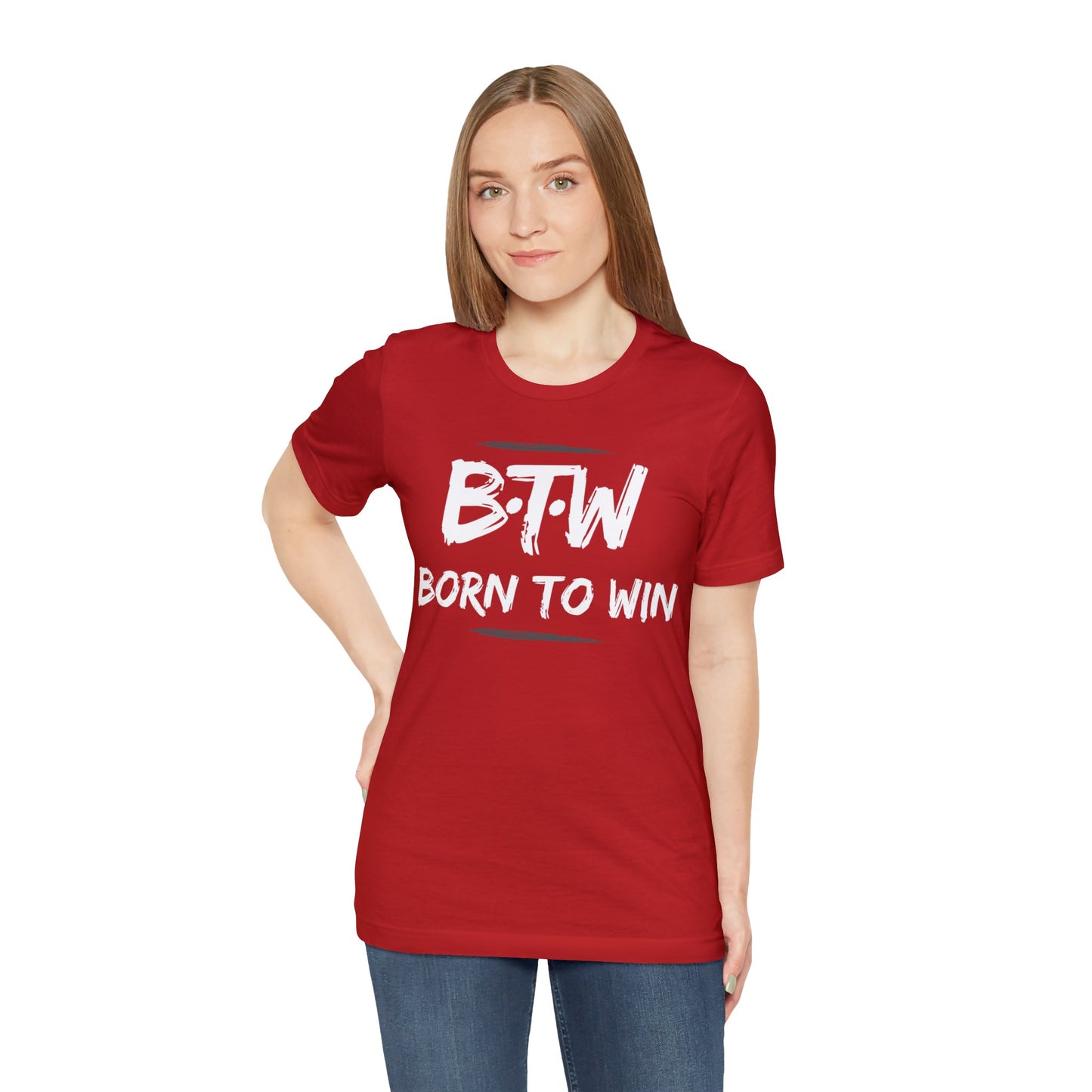 BORN TO WIN Unisex Jersey Short Sleeve Tee