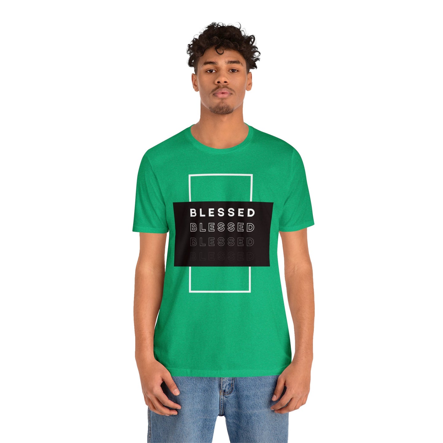 BLESSED Unisex Jersey Short Sleeve Tee