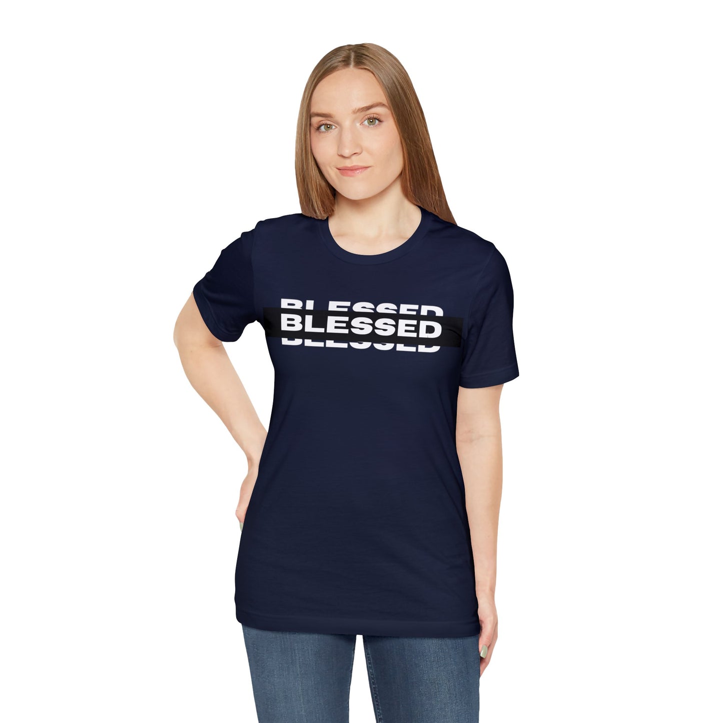 BLESSED Unisex Jersey Short Sleeve Tee