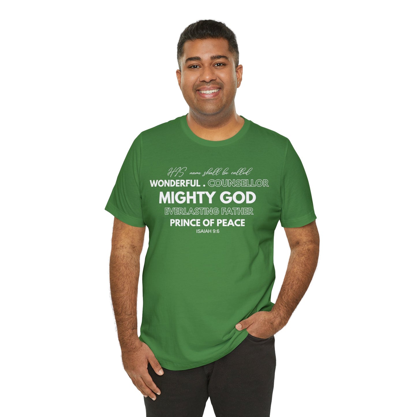 ISAIAH 9:6 Unisex Jersey Short Sleeve Tee