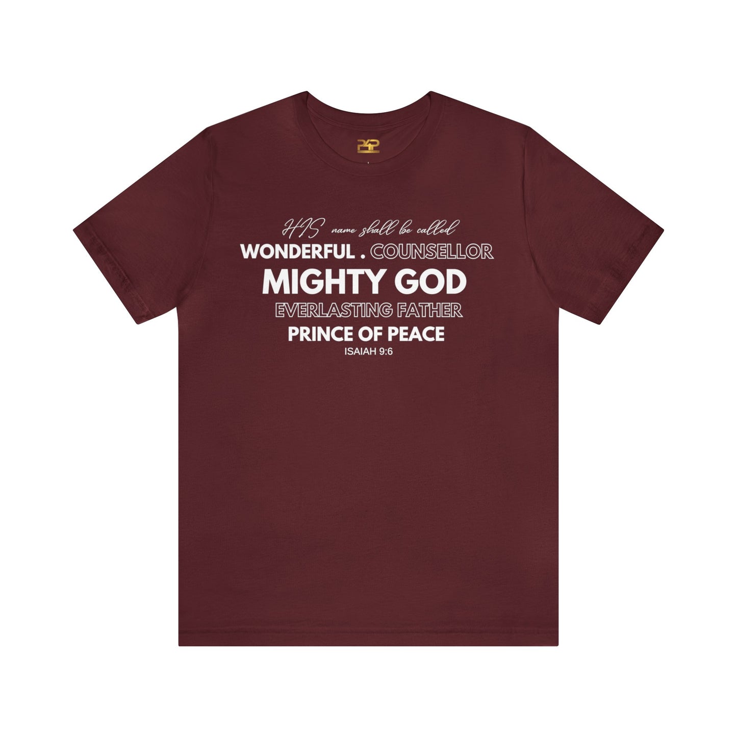 ISAIAH 9:6 Unisex Jersey Short Sleeve Tee