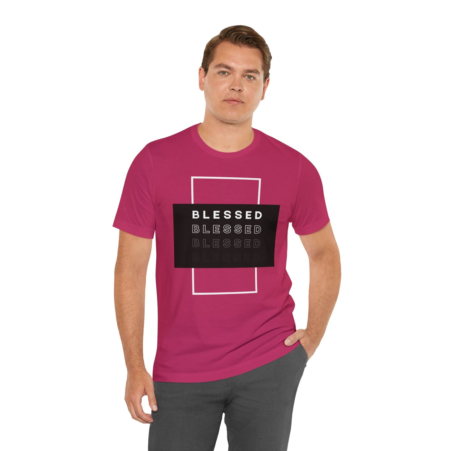 BLESSED Unisex Jersey Short Sleeve Tee