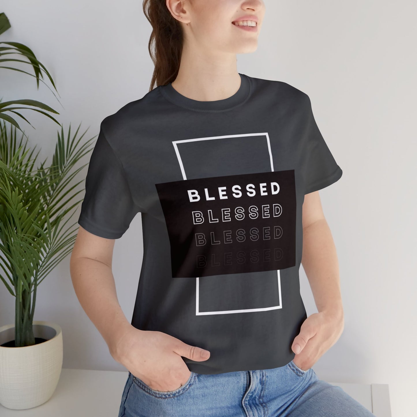 BLESSED Unisex Jersey Short Sleeve Tee