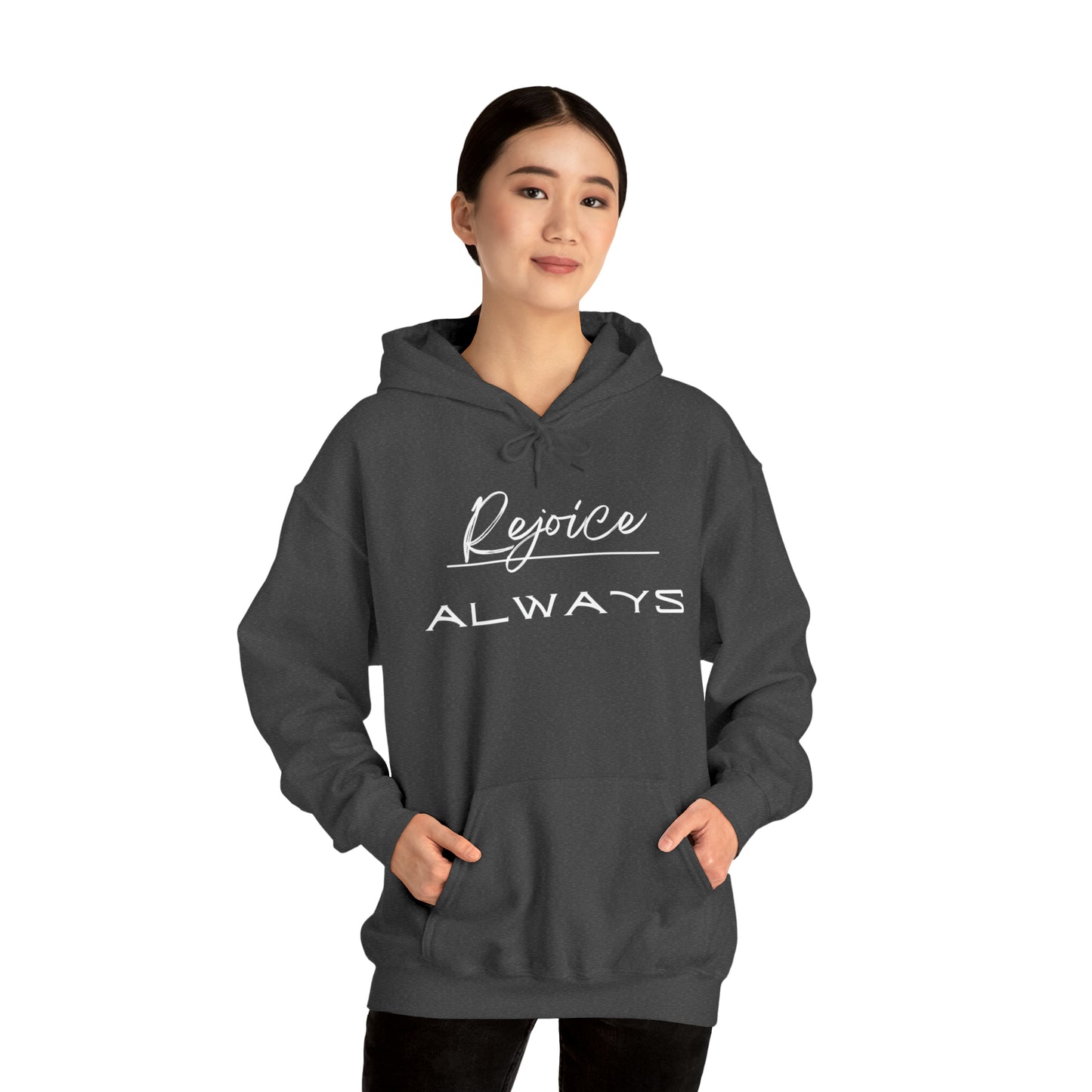 REJOICE ALWAYS Unisex Heavy Blend™ Hooded Sweatshirt