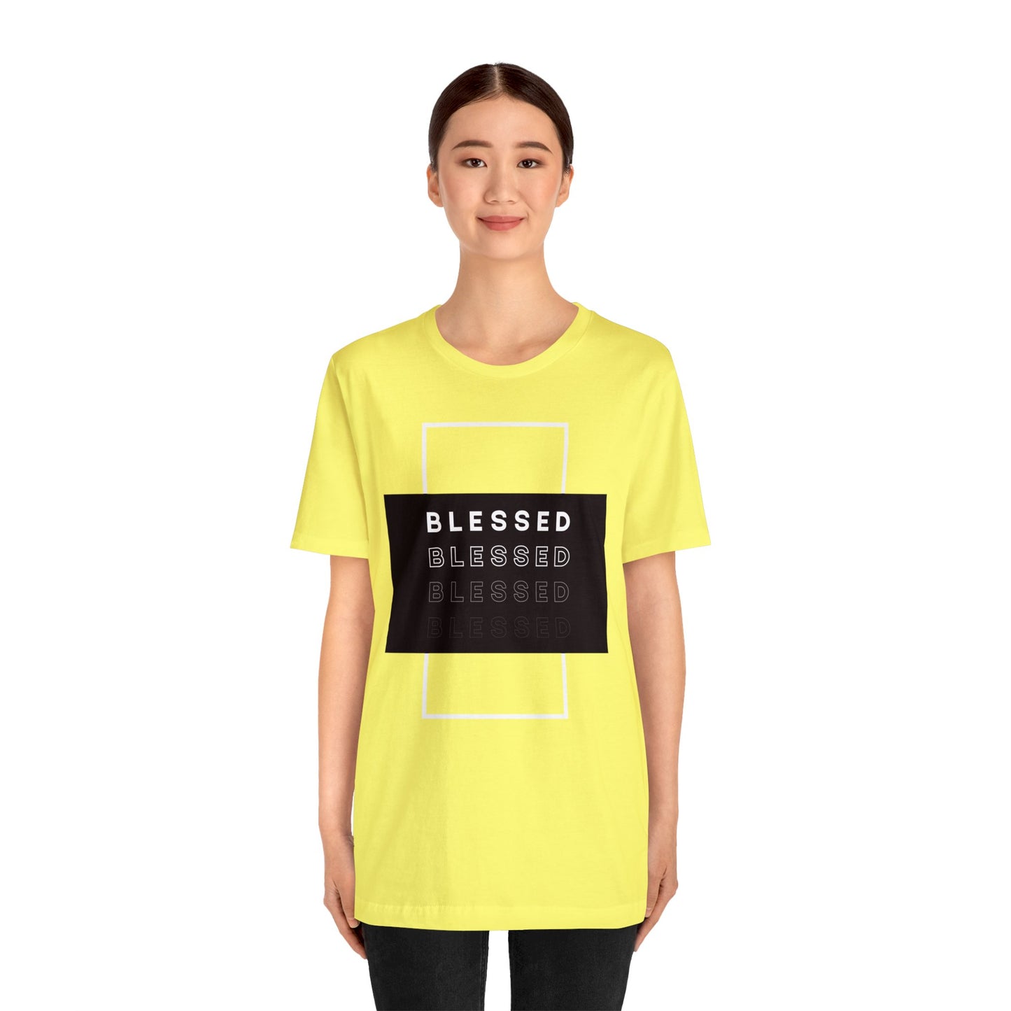 BLESSED Unisex Jersey Short Sleeve Tee