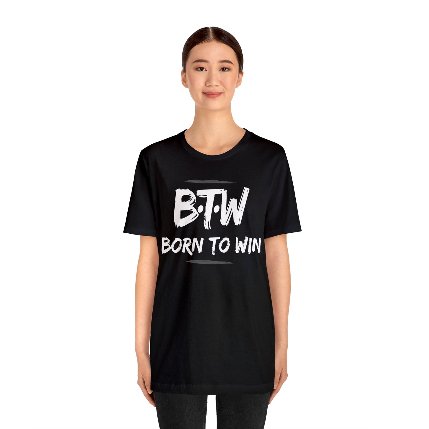 BORN TO WIN Unisex Jersey Short Sleeve Tee
