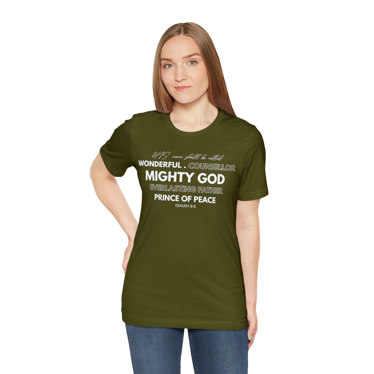 ISAIAH 9:6 Unisex Jersey Short Sleeve Tee
