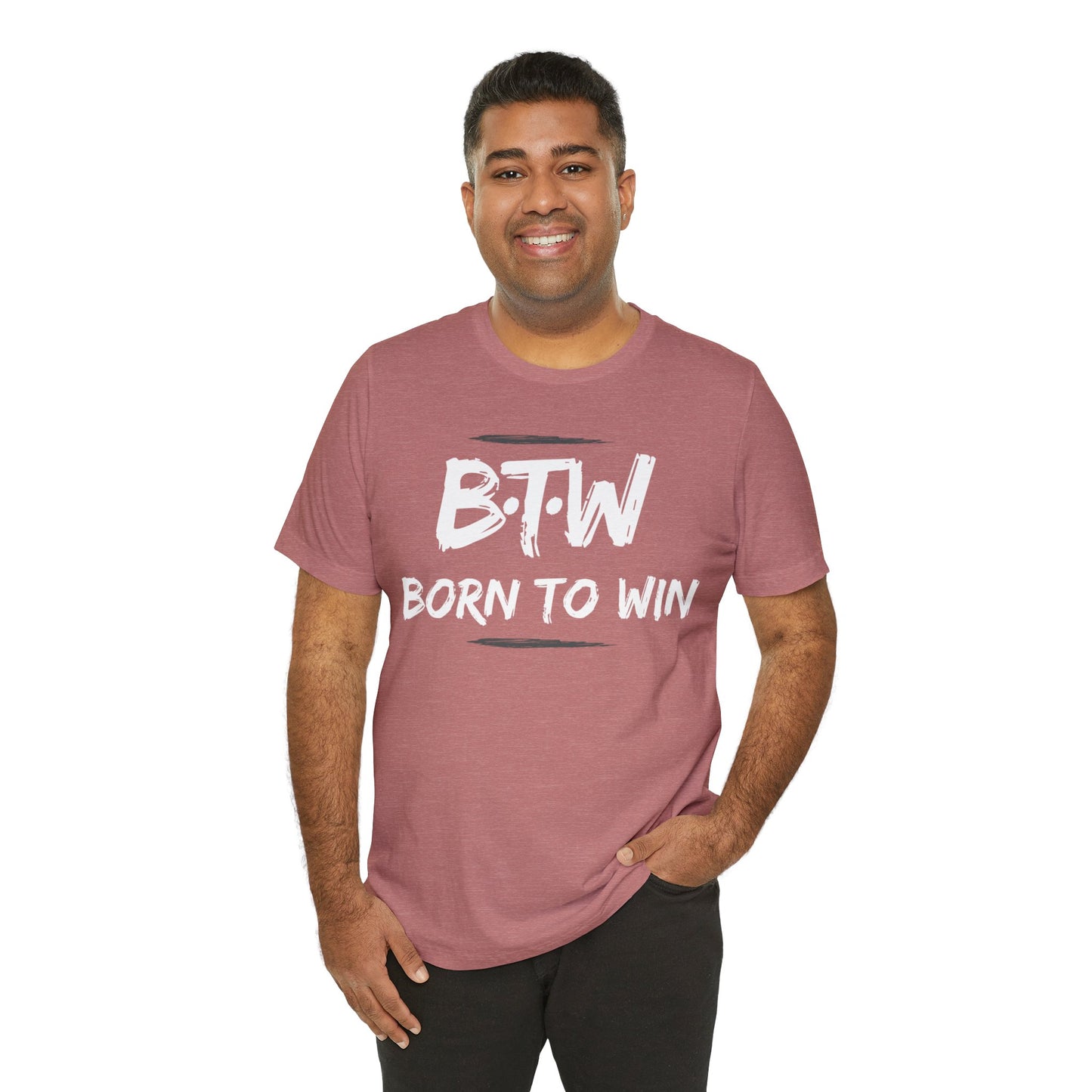 BORN TO WIN Unisex Jersey Short Sleeve Tee
