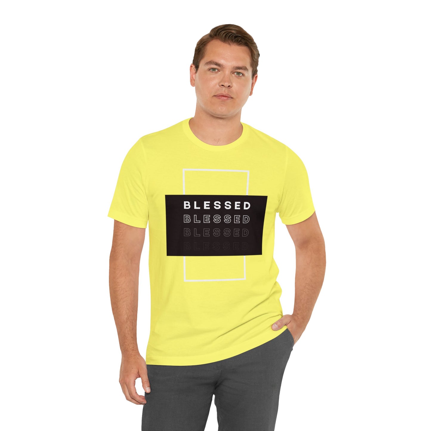 BLESSED Unisex Jersey Short Sleeve Tee