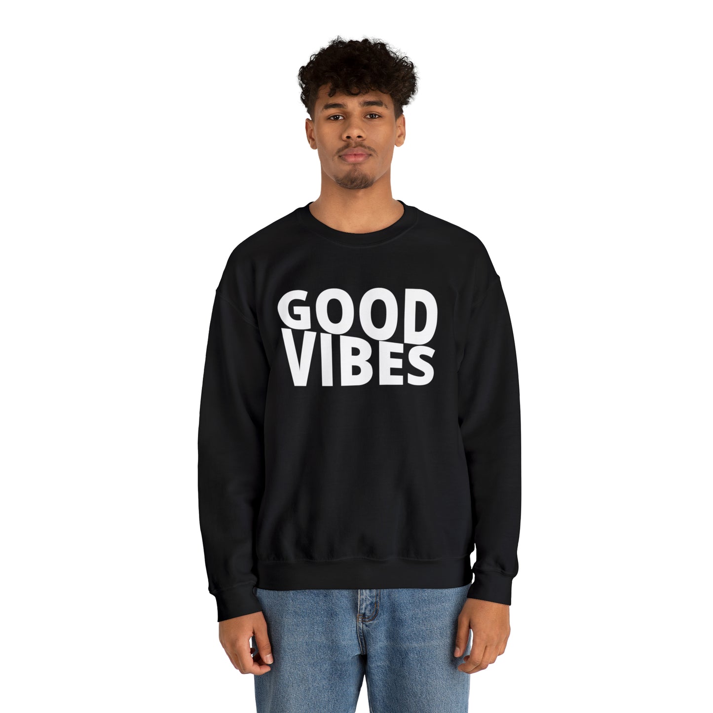 GOOD VIBES Unisex Heavy Blend™ Crewneck Sweatshirt