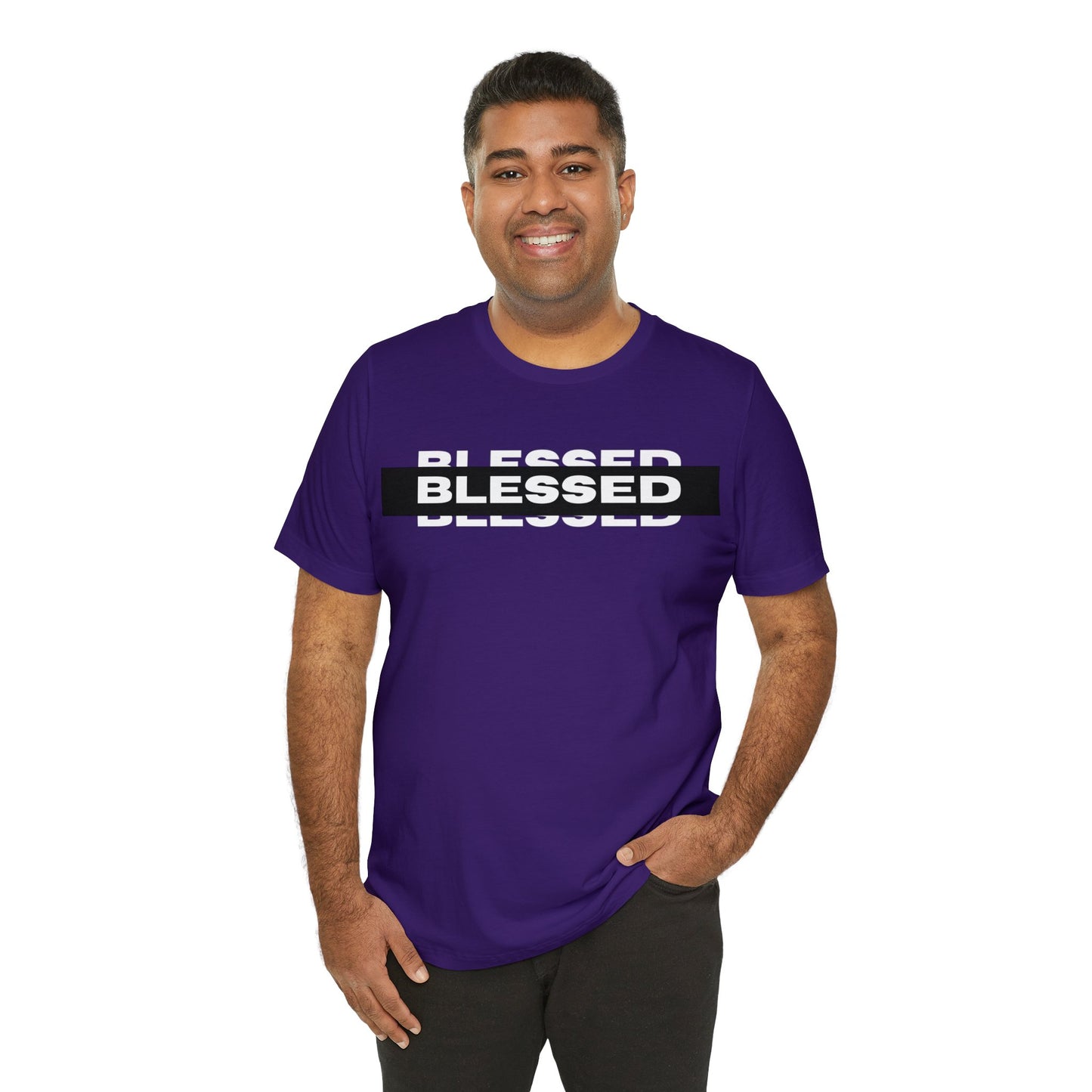 BLESSED Unisex Jersey Short Sleeve Tee