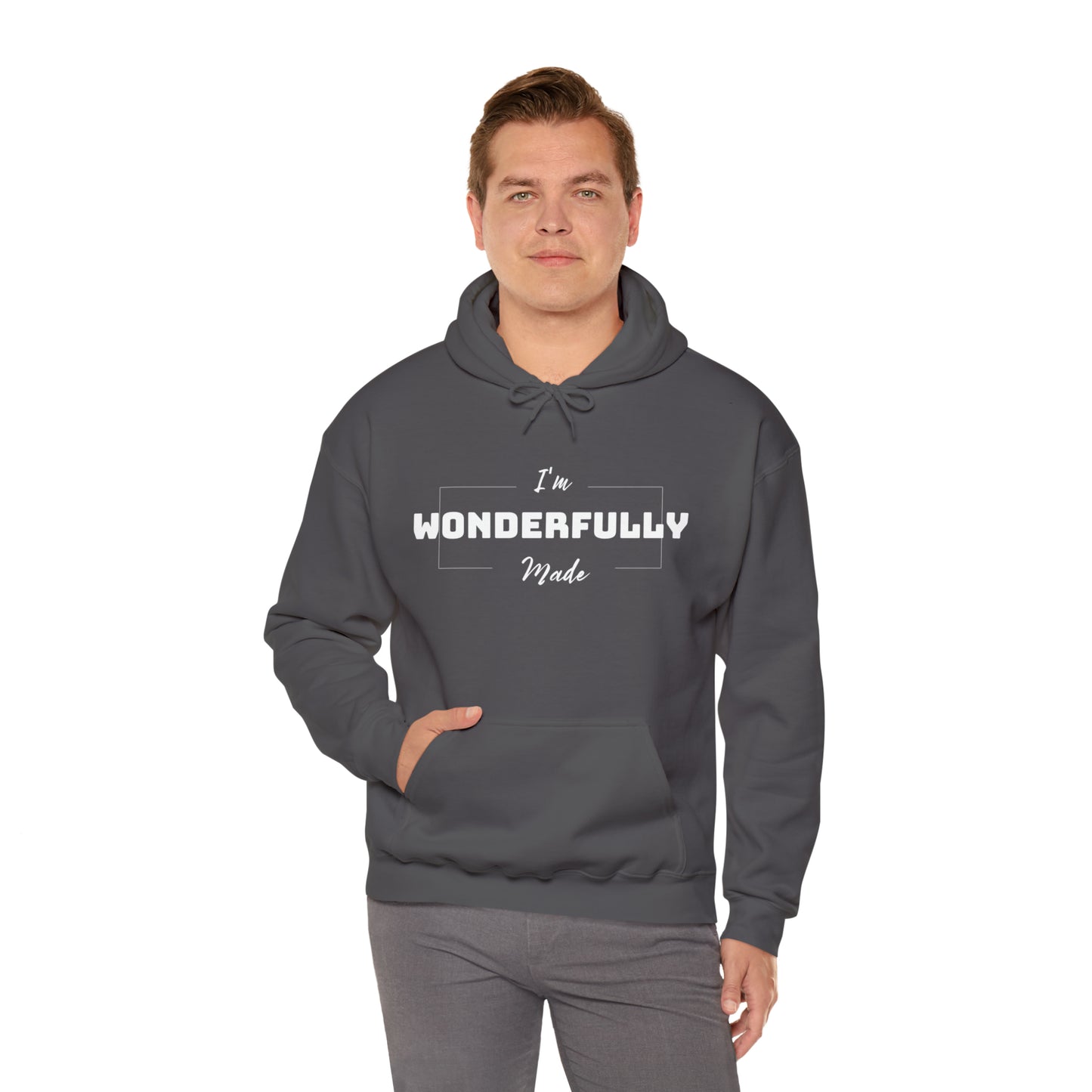 I'M WONDERFULLY MADE Unisex Heavy Blend™ Hooded Sweatshirt