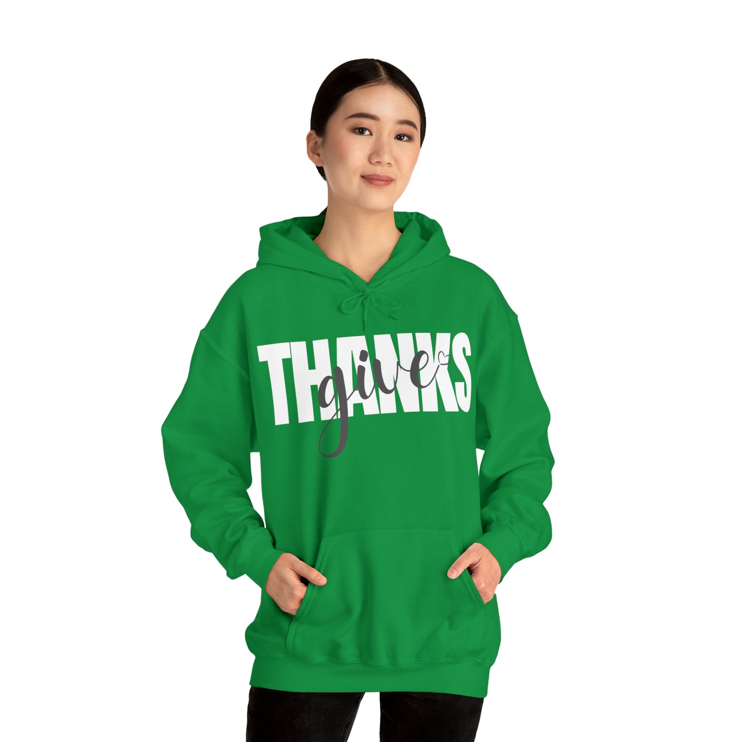GIVE THANKS Unisex Heavy Blend™ Hooded Sweatshirt