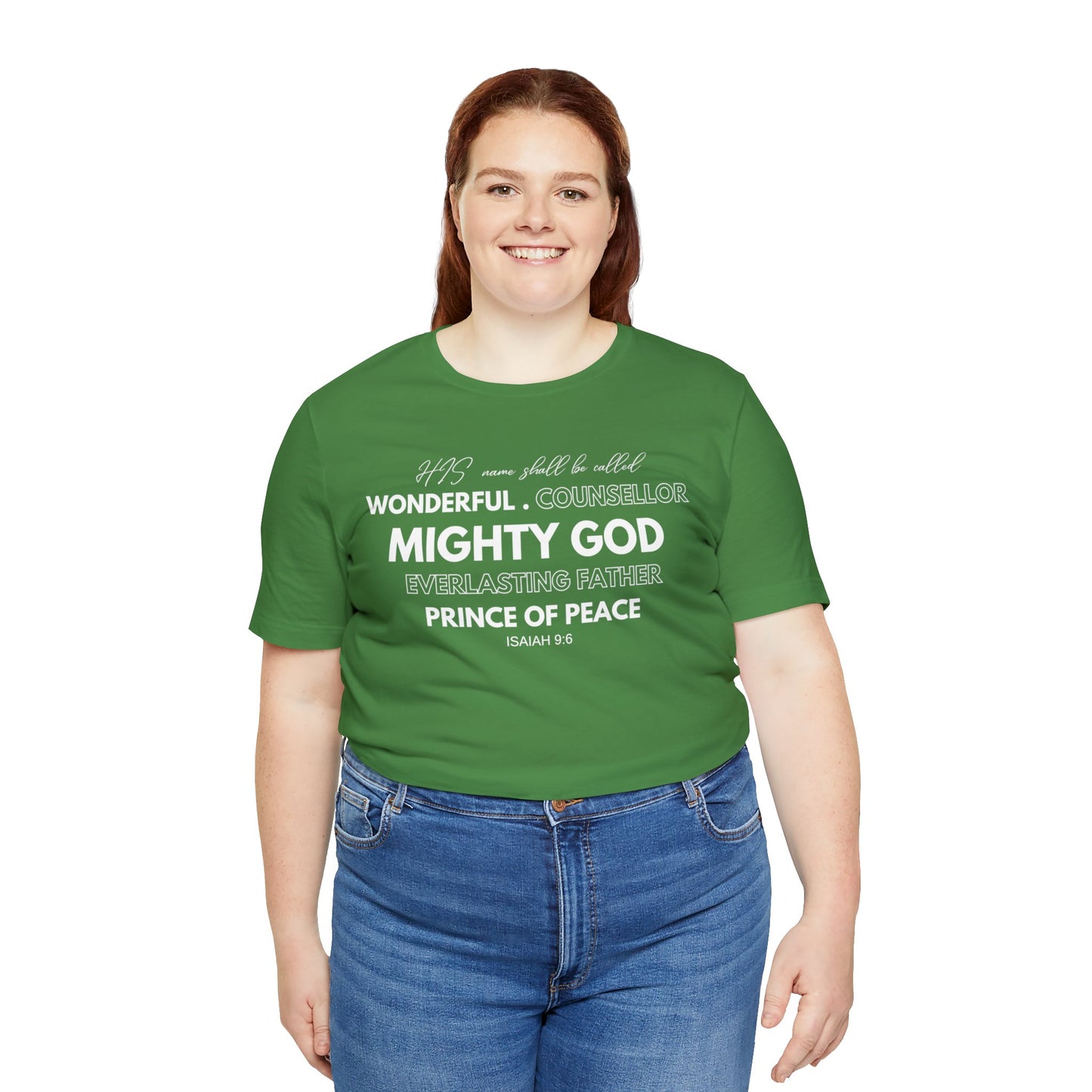 ISAIAH 9:6 Unisex Jersey Short Sleeve Tee