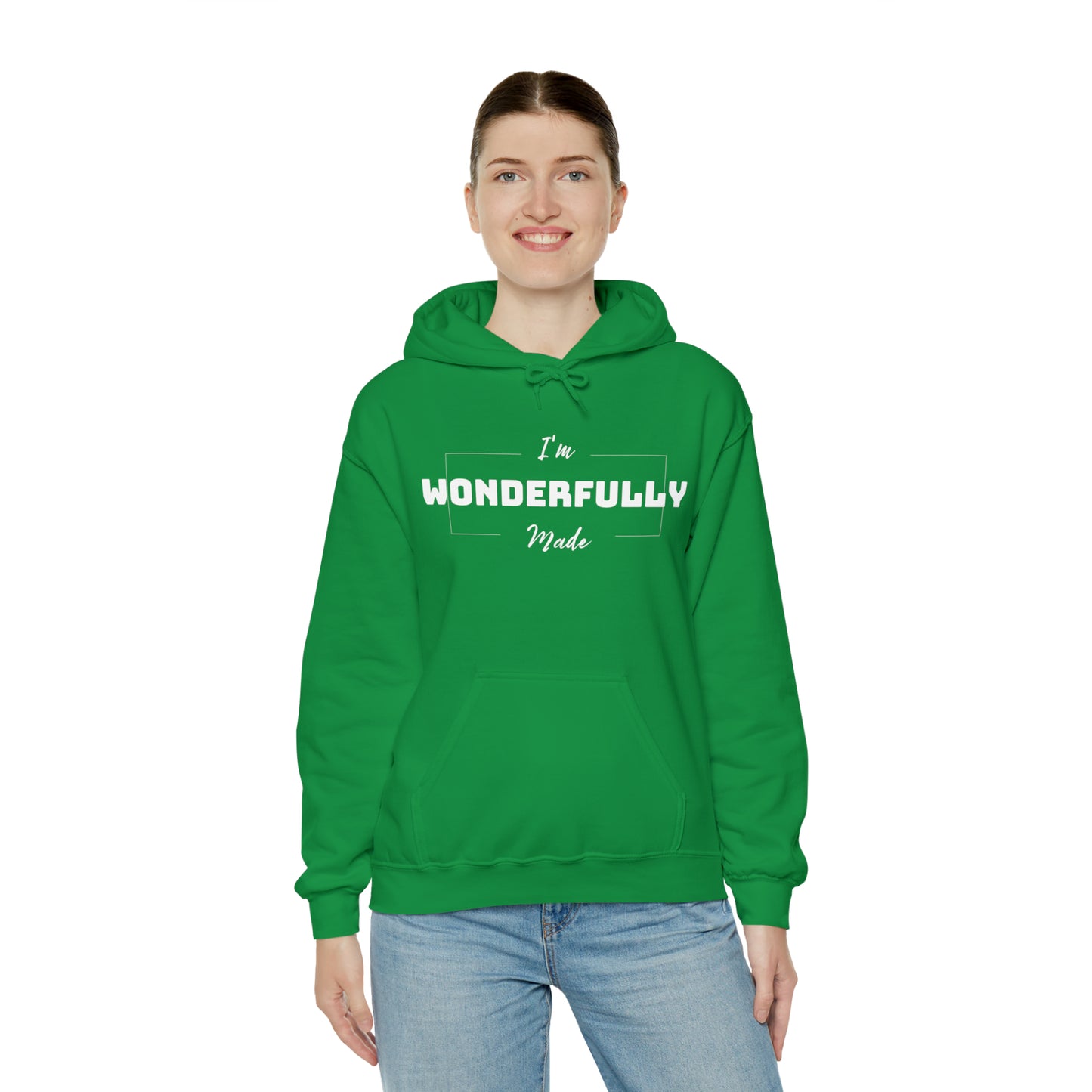I'M WONDERFULLY MADE Unisex Heavy Blend™ Hooded Sweatshirt