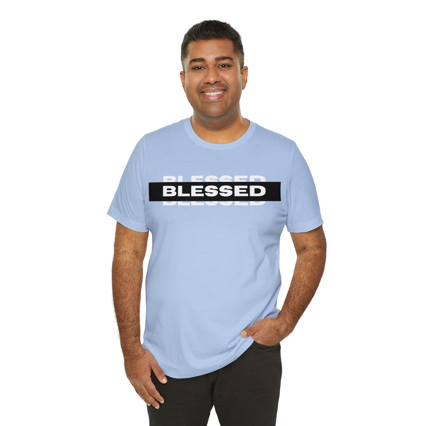 BLESSED Unisex Jersey Short Sleeve Tee