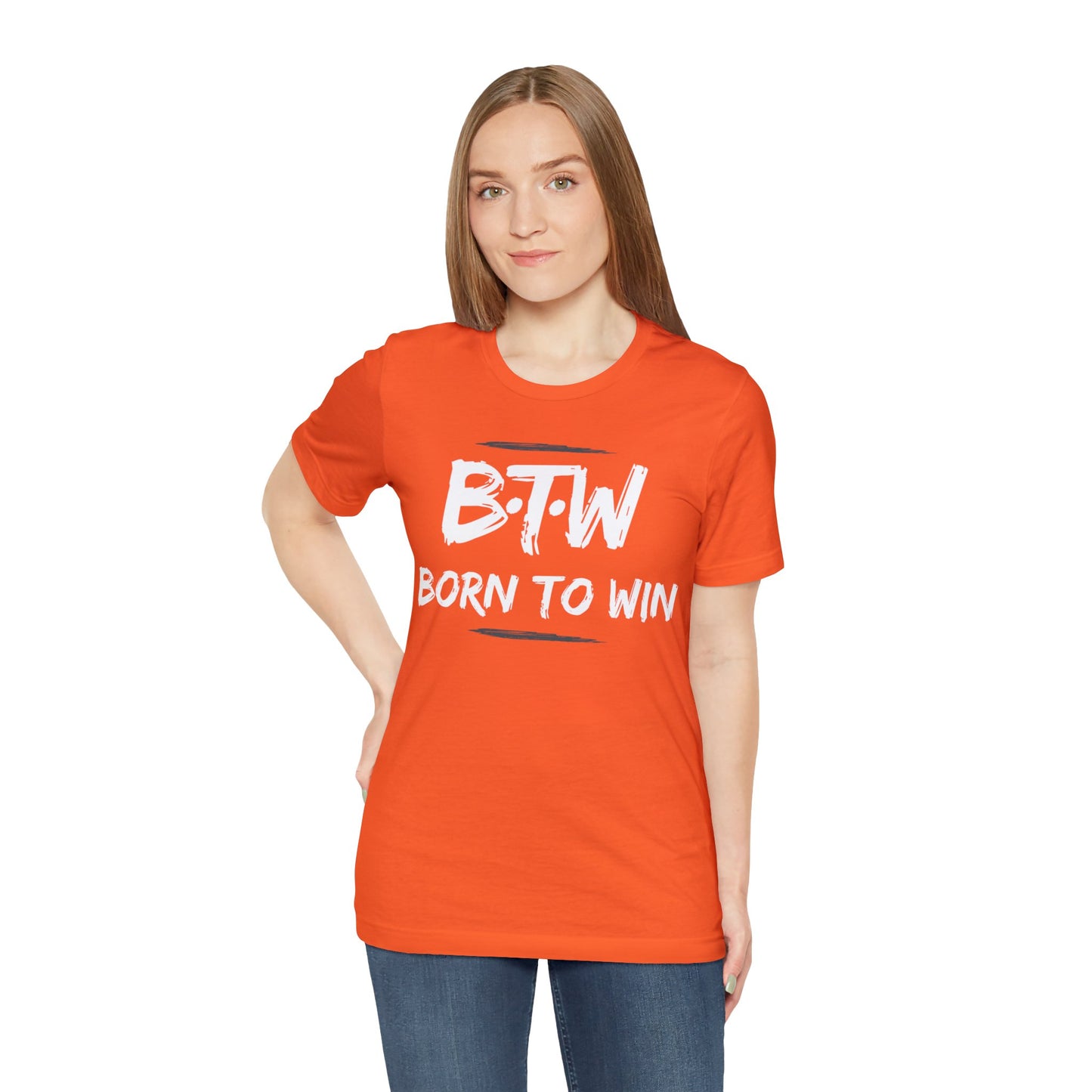 BORN TO WIN Unisex Jersey Short Sleeve Tee