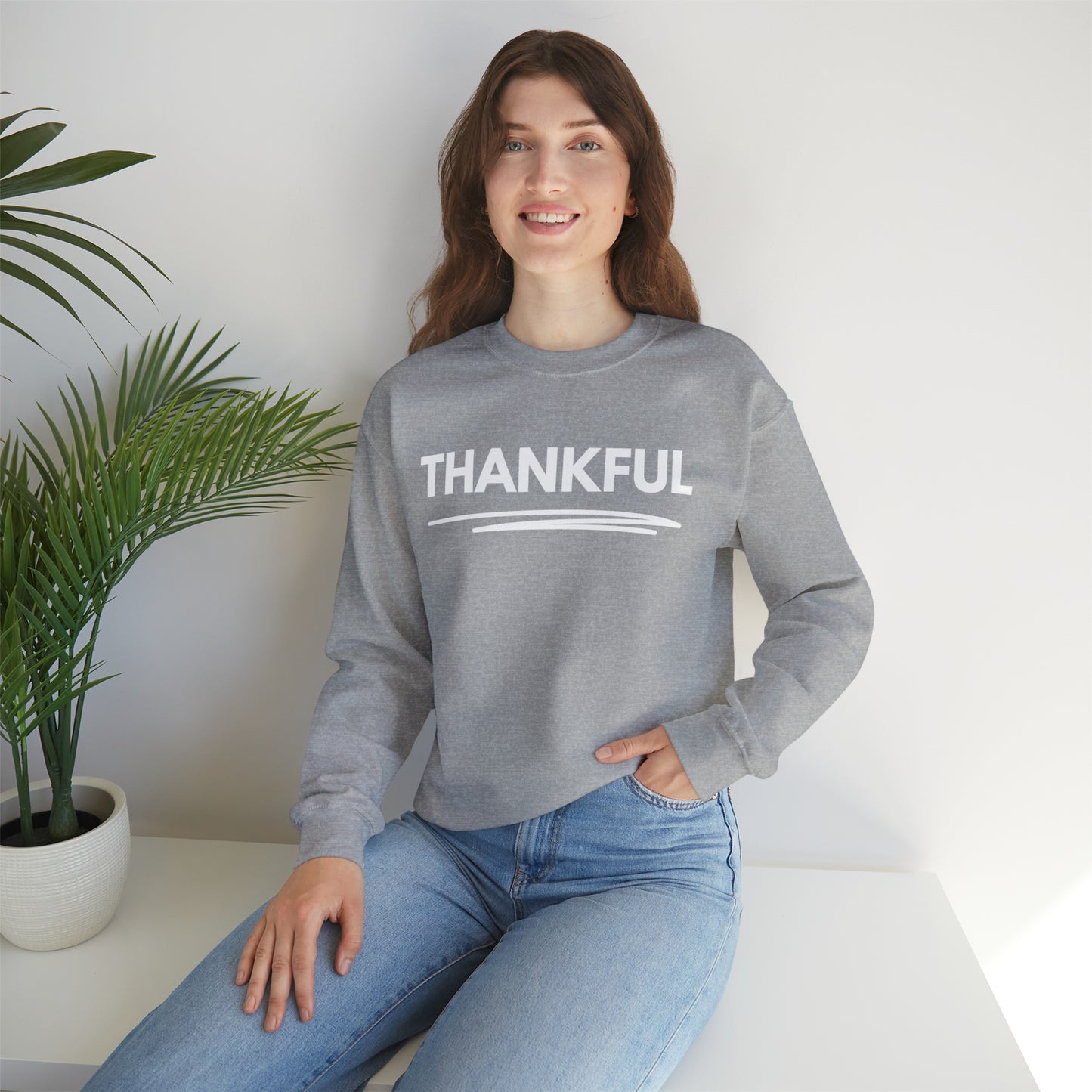THANKFUL Unisex Heavy Blend™ Crewneck Sweatshirt