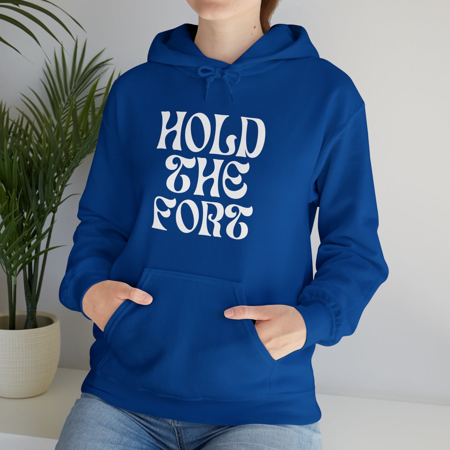 HOLD THE FORT Unisex Heavy Blend™ Hooded Sweatshirt