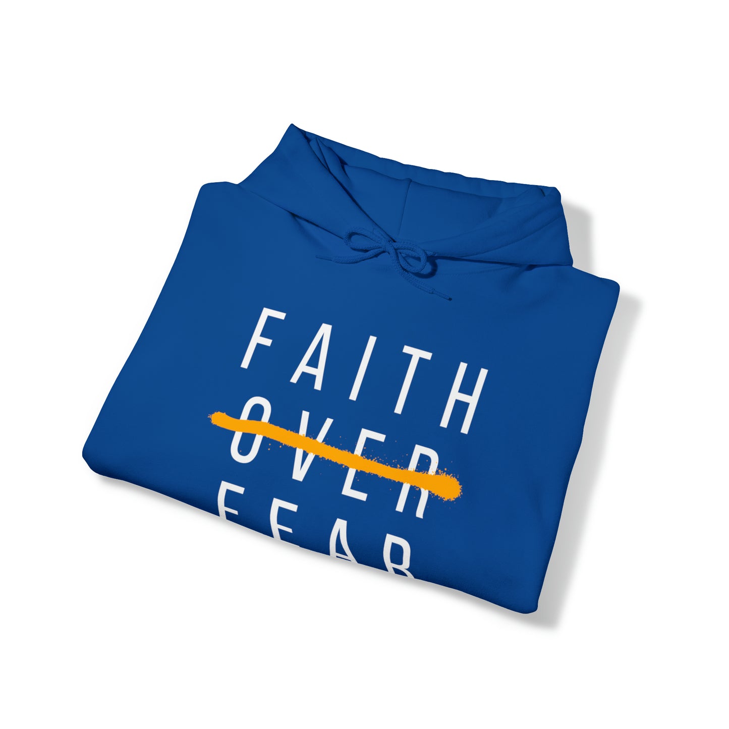 FAITH OVER FEAR Unisex Heavy Blend™ Hooded Sweatshirt