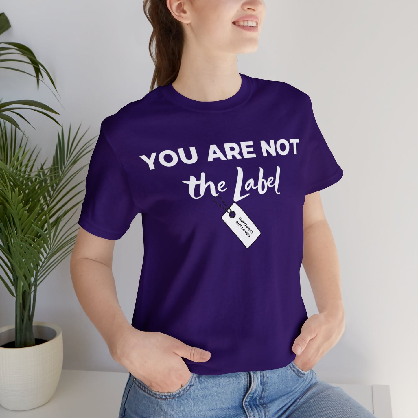 YOU ARE NOT THE LABEL Unisex Jersey Short Sleeve Tee
