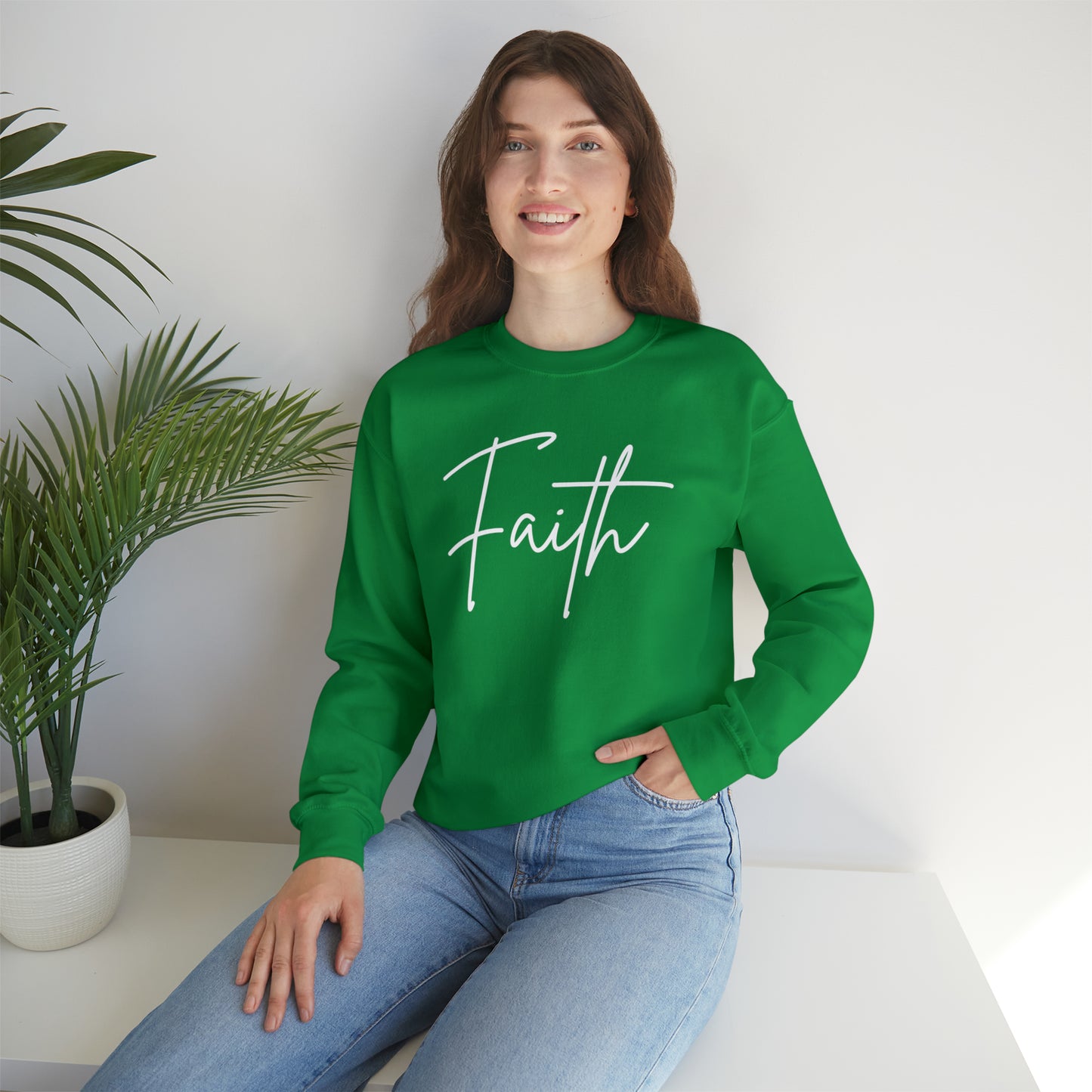 FAITH Unisex Heavy Blend™ Crewneck Sweatshirt