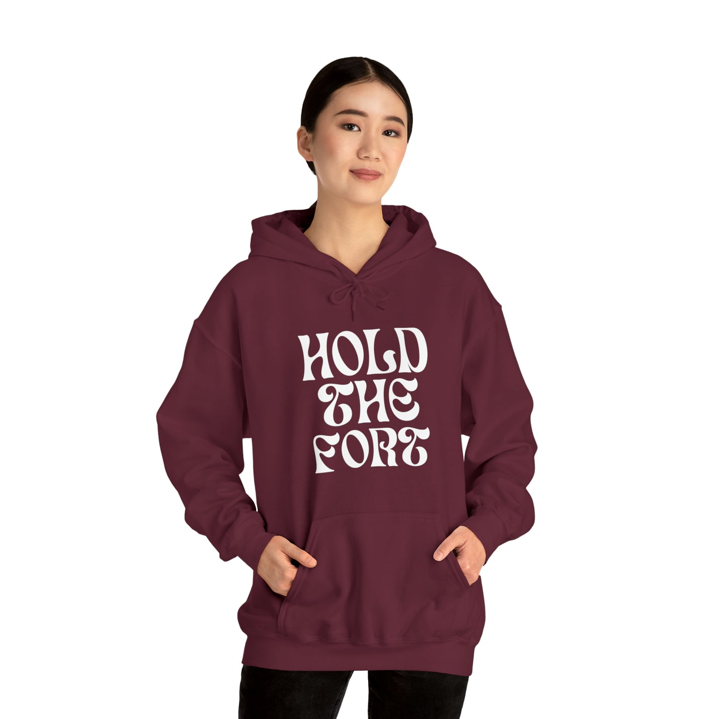 HOLD THE FORT Unisex Heavy Blend™ Hooded Sweatshirt