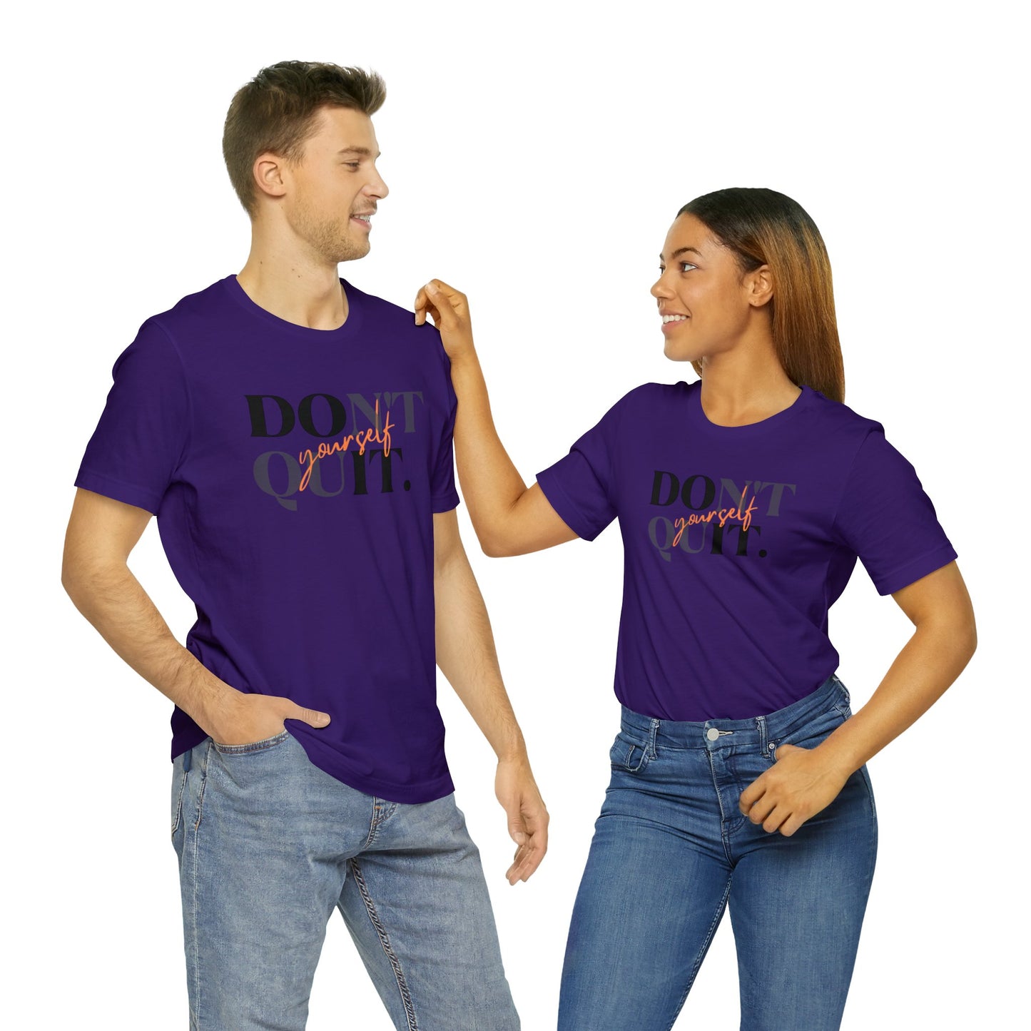 DON'T QUIT Unisex Jersey Short Sleeve Tee