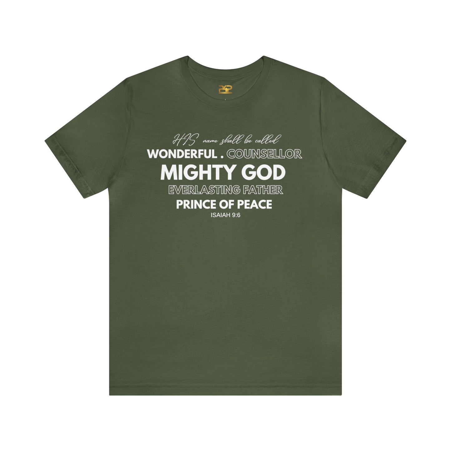 ISAIAH 9:6 Unisex Jersey Short Sleeve Tee