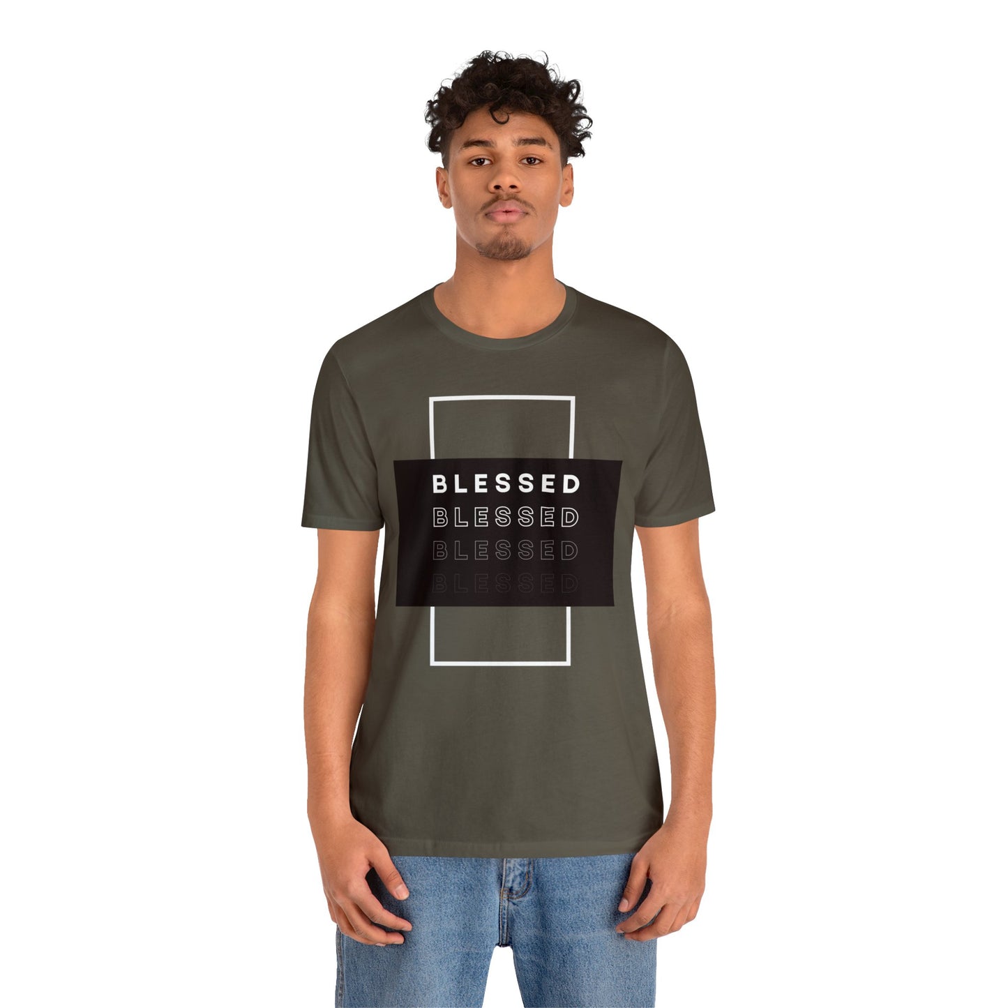 BLESSED Unisex Jersey Short Sleeve Tee
